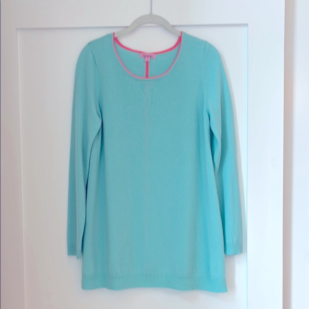 Lilly Pulitzer cashmere tunic sweater sz M
